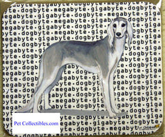 Fur Children Megabyte, Gigabyte, Dog Byte Mouse Pad - Saluki (MPMGDB118)