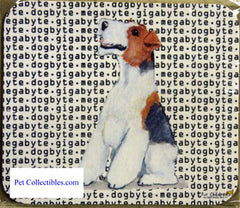 Fur Children Megabyte, Gigabyte, Dog Byte Mouse Pad - Wire Fox Terrier (MPMGDB147)