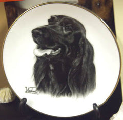 Mini Best In Show 4in Porcelain Plate - Irish Setter