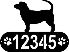 Petit Basset Griffon Vendeen Dog PAWS House Address Sign