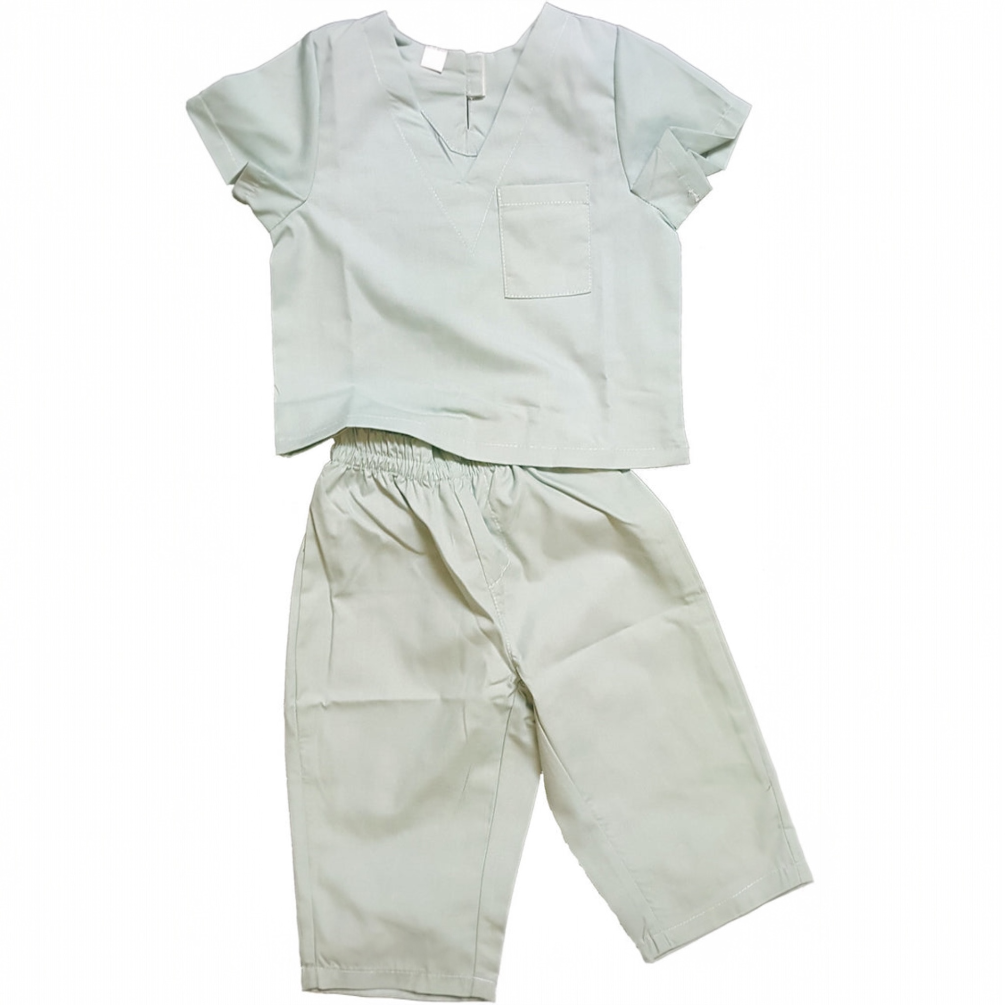 childrens-infant-toddler-medical-scrubs-costume-color-green-size-2t