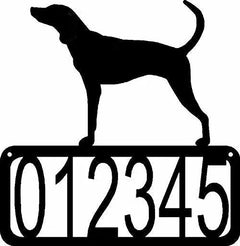Plott Dog House Address Sign