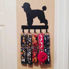 Poodle (Natural Coat) Dog Key Rack/ Leash Hanger