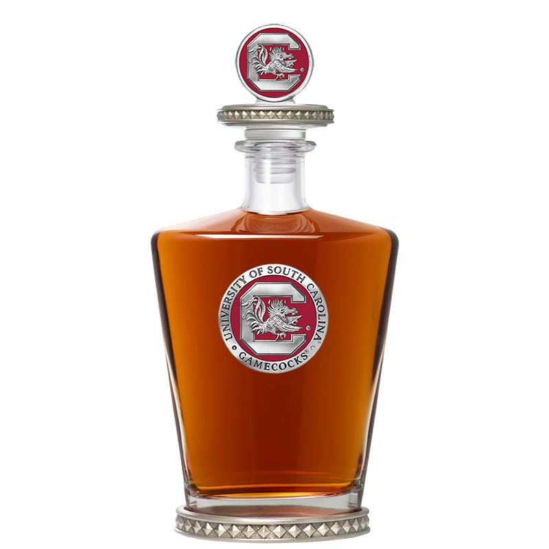 University of South Carolina Royal Decanter w/ 3D Top-Diamond Accents