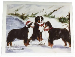 Ruth Maystead Christmas Cards - Bernese Mountain Dog (BMD4X)