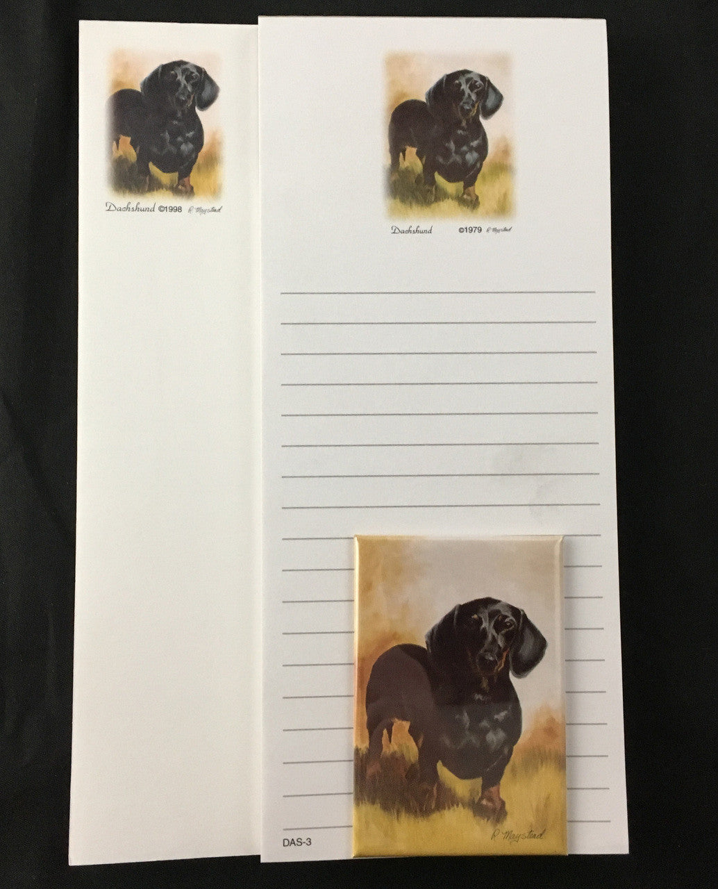 Ruth Maystead Gift Pack - Dachshund(Black & Tan) (DAS3)