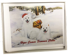 Ruth Maystead Christmas Cards - Samoyed (SAM7X)