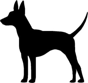 Rat Terrier Dog House Address Sign