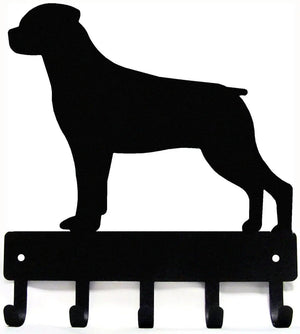 Rottweiler Key Holder and Dog Leash Hanger