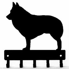 Schipperke Dog Key Rack/ Leash Hanger