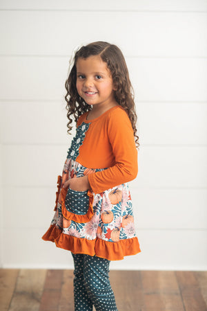 Fall Ruffle Pant Set