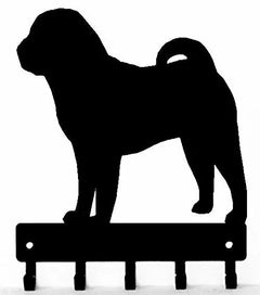 Shar Pei Dog Key Rack/ Leash Hanger