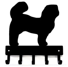 Shih Tzu Trimmed Coat Dog Key Rack/ Leash Hanger