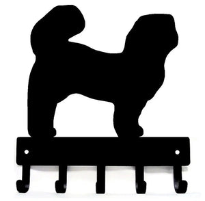 Shih Tzu Trimmed Coat Dog Key Rack/ Leash Hanger