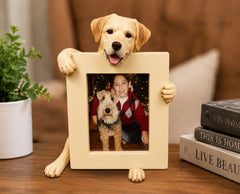 Yellow Labrador Retriever (2 1/2x3 1/2) Small Photo Picture Ceramic Frame from E&S Imports