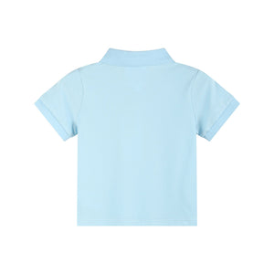 Blue USA Flag Polo Shirt