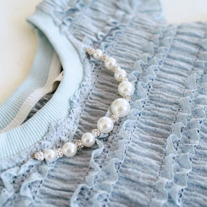 Ruffle Blue Pearl Outfit- Child