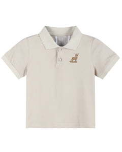 Brown Mule Deer Polo Shirt