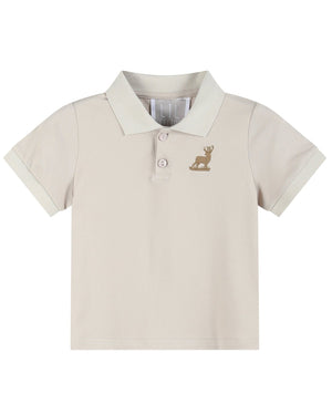 Brown Mule Deer Polo Shirt
