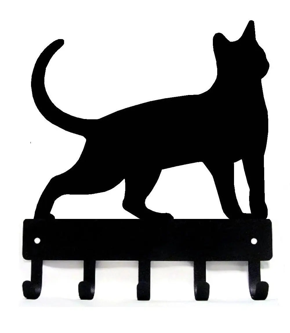 Cat #17 Key Rack with 5 Hooks