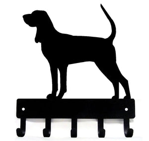 Coonhound Dog Key Rack/ Leash Hanger