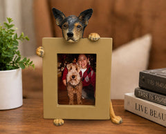 Australian Cattle Dog (2 1/2x3 1/2) Small Photo Picture Ceramic Frame from E&S Imports