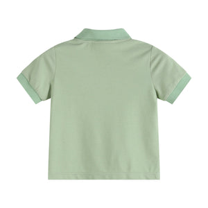 Green Tractor Golf Polo Shirt