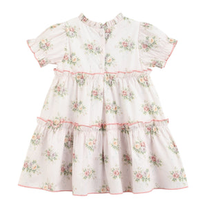 Heirloom Custom Rose Layered Ruffle Dress
