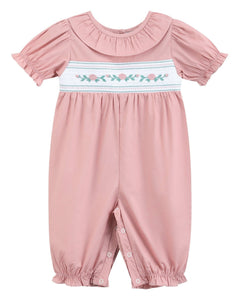 Heirloom Rose Ruffle Smocked Playsuit