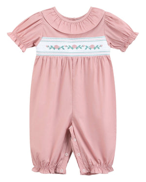 Heirloom Rose Ruffle Smocked Playsuit