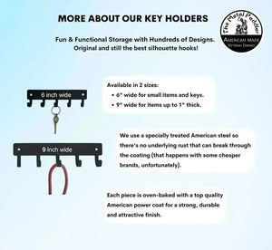 Cat #15 Key Rack with Hooks