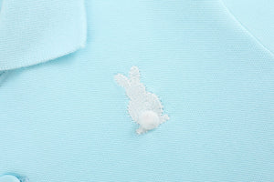 Light Blue Bunny Polo Shirt