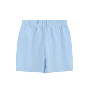 Light Blue Bunny Smocked T-Shirt and Shorts Set