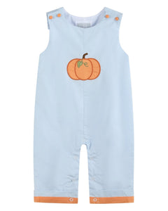 Light Blue Pumpkin Applique Longall