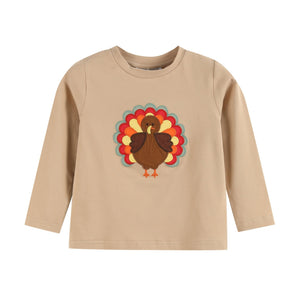 Light Brown Turkey Shirt and Sage Green Pants Set