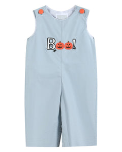 Light Gray 'Boo' Applique Longall