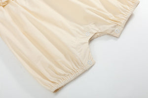 Light Yellow Ruffle Jumper Romper