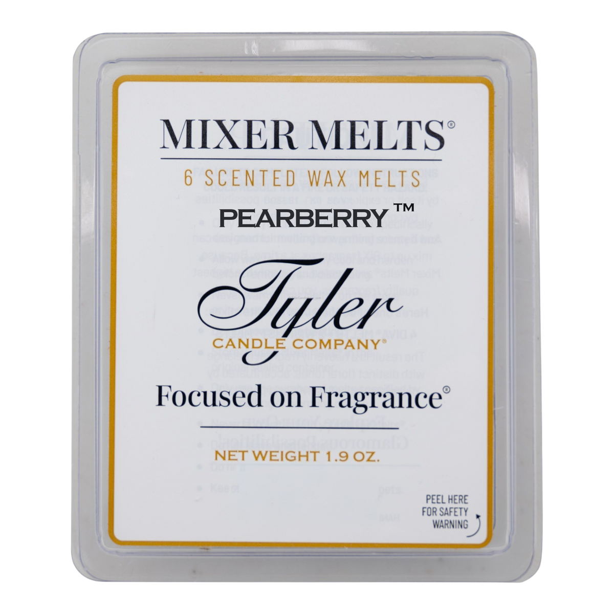 Tyler Candle Company Mixer Melt - Pearberry