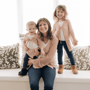 Crochet Bell Sleeve Cardigan- Child