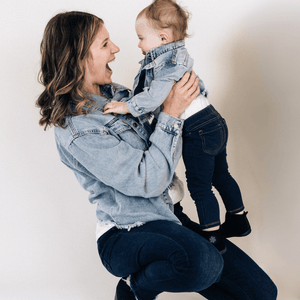 Raw Hem Denim Jean Jacket - Infant