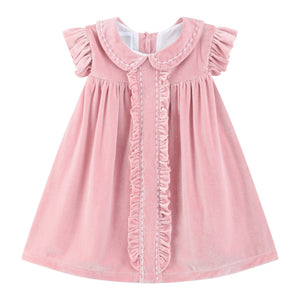 Pink Velvet Holiday Dress