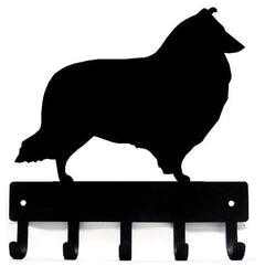 Shetland Sheepdog/ Sheltie Dog Key Rack and Leash Holder