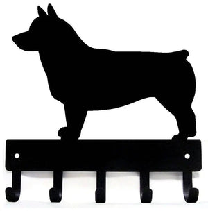 Swedish Vallhund Dog Key Rack/ Leash Hanger (Tail Options)