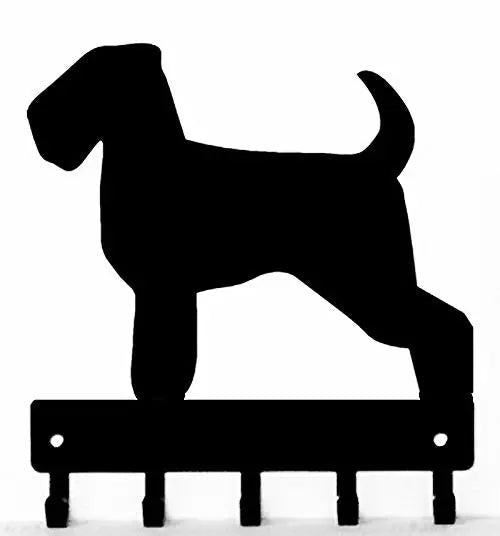 Wheaten Terrier Dog Key Rack/ Leash Hanger