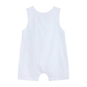 White and Blue Holy Smocked Jon Jon