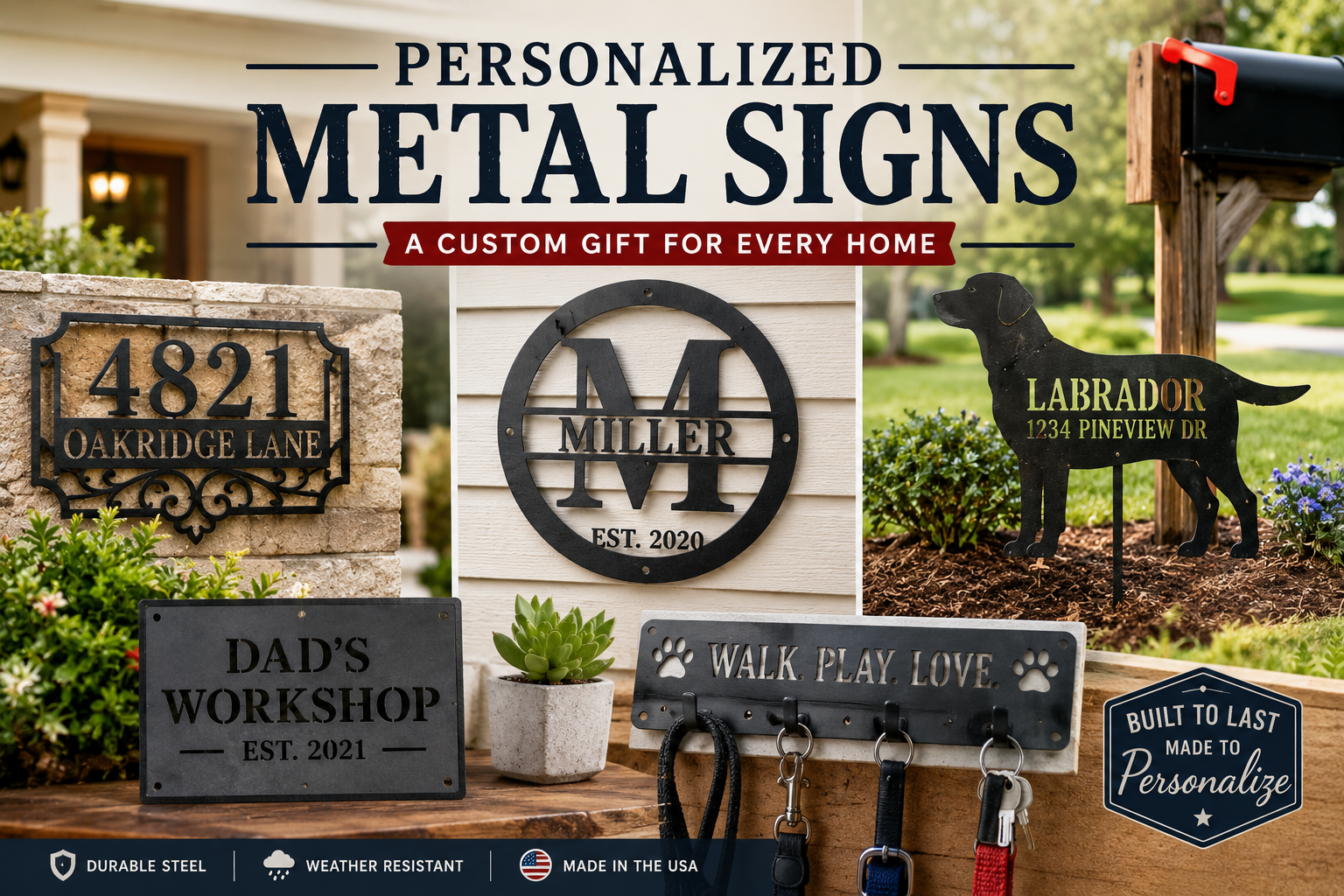 Personalized Metal Signs