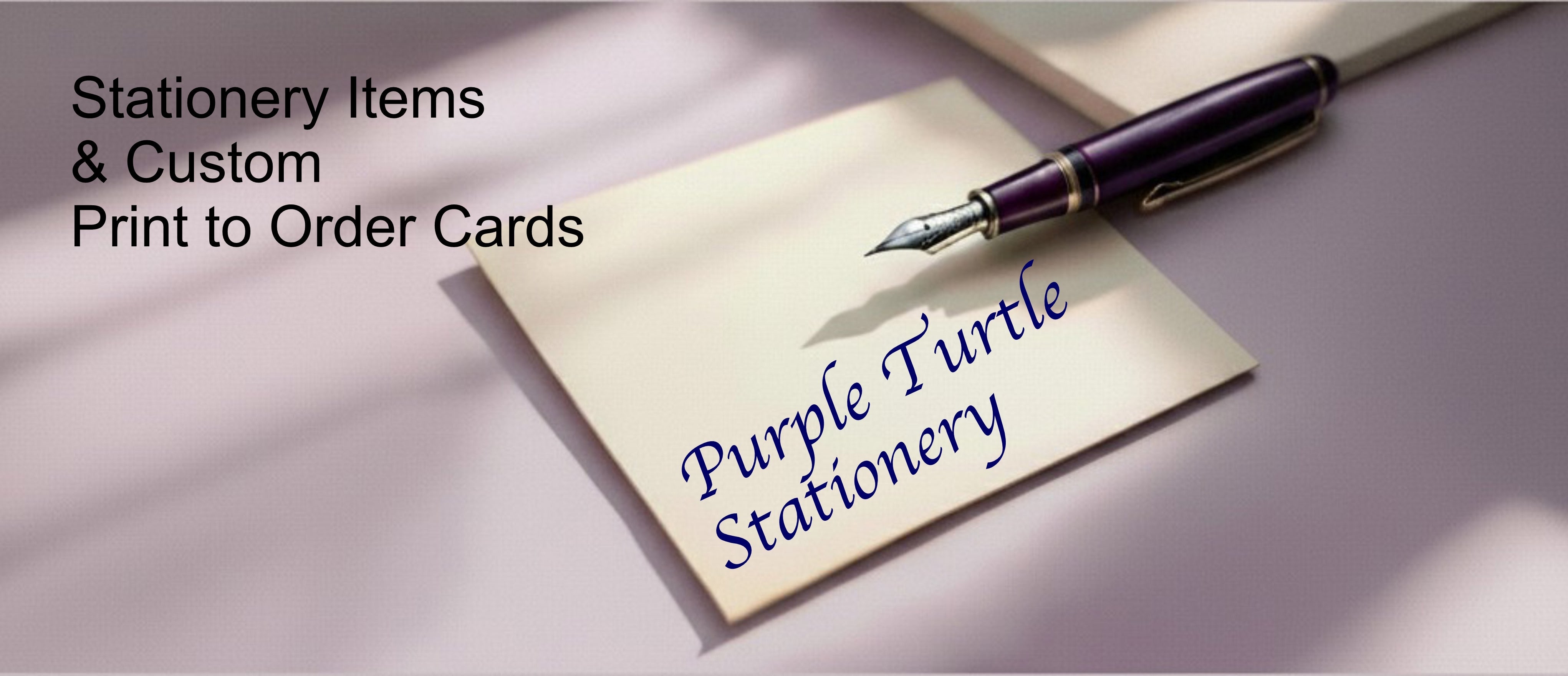 Purple Turtle Stationery