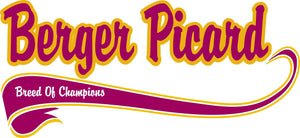 Purple Turtle Gifts - Breed of Champion Tee Shirt - Berger Picard