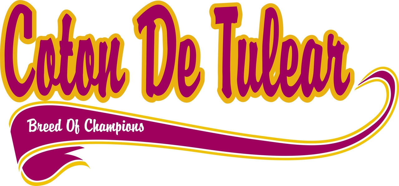 Purple Turtle Gifts - Breed of Champion Tee Shirt - Coton De Tulear