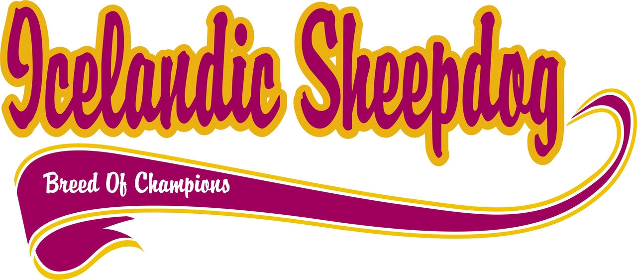 Purple Turtle Gifts - Breed of Champion Tee Shirt - Icelandic Sheepdog
